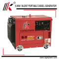 Precio diesel silencioso marino del generador del motor profesional de 5KW 6KVA 380V, generador diesel marino 5kw